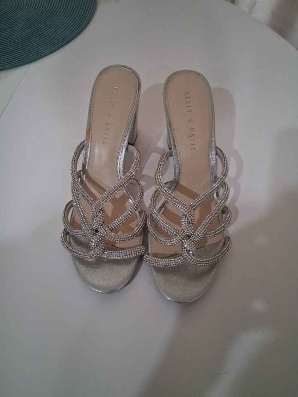 Kelly & Katie Silver Dress Shoes Size 10